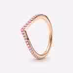 Anello Desiderio Scintillante Rosa