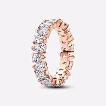Anello Fascia Gocce Asimmetriche