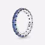 Anello Fascia Scintillante Blu Anello Fascia Scintillante Blu