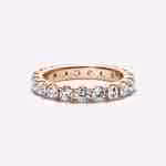 Anello Fascia Scintillante-Placcato oro rosa