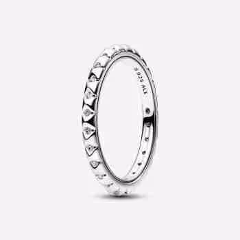 Anello Geometrico con Pietre