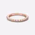 Anello Geometrico con Pietre Pandora ME-Placcato oro rosa