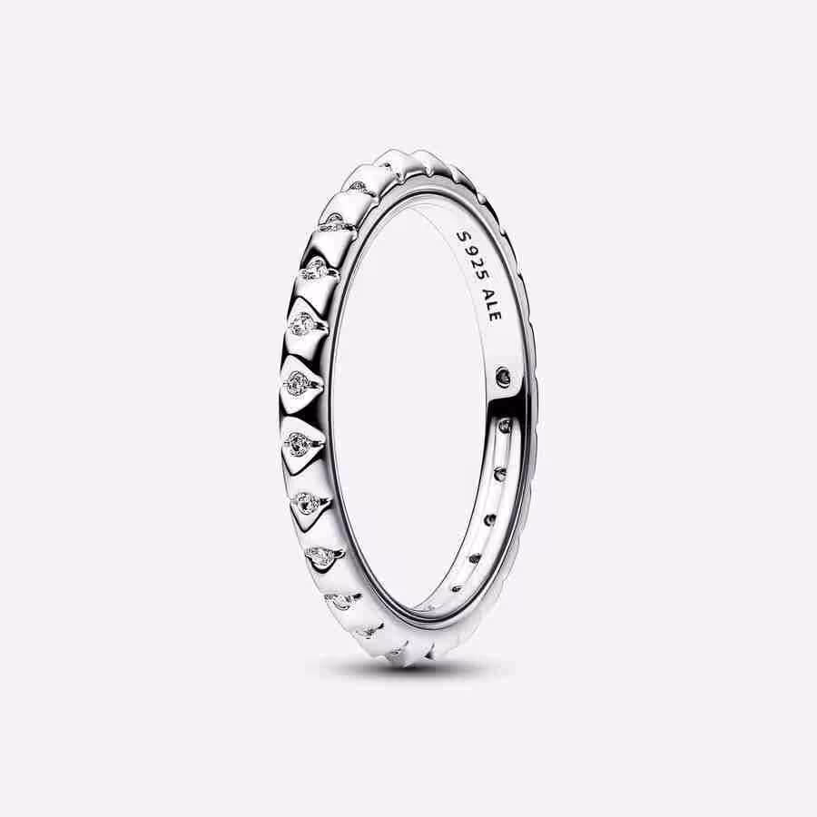 Anello Geometrico con Pietre Pandora ME Anello Geometrico con Pietre Pandora ME