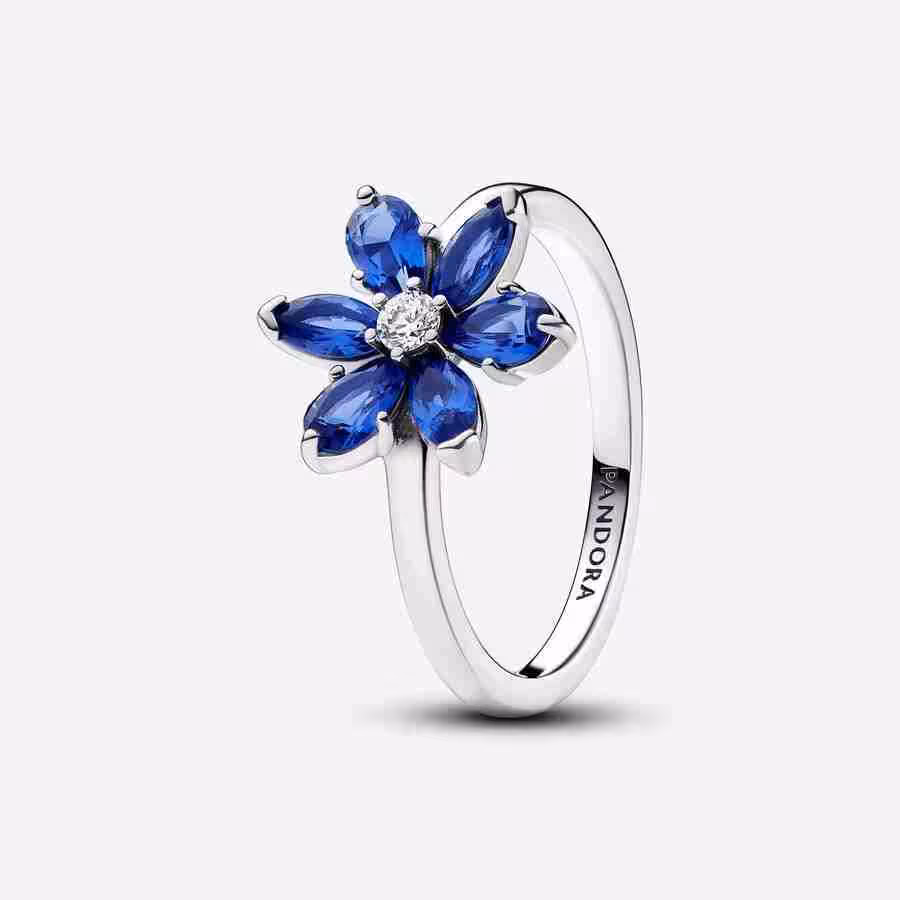 Anello Herbarium Fiore Blu Anello Herbarium Fiore Blu