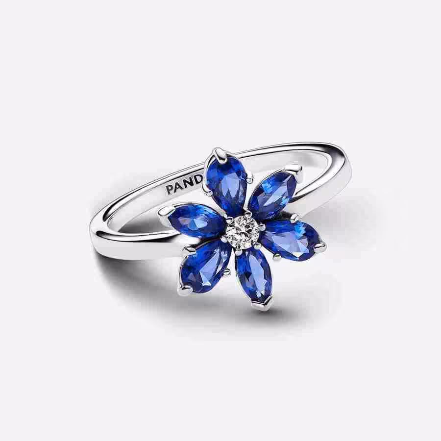 Anello Herbarium Fiore Blu_1