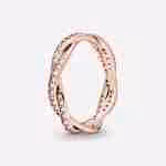 Anello Intreccio del Destino-Placcato oro rosa