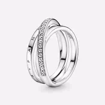 Anello Linee Intrecciate