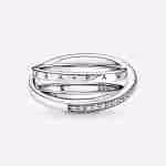 Anello Linee Intrecciate