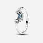 Anello Luna Pietre Blu Anello Luna Pietre Blu