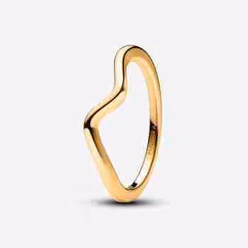 Anello Onda-Placcato oro