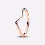 Anello Onda-Placcato oro rosa Anello Onda-Placcato oro rosa