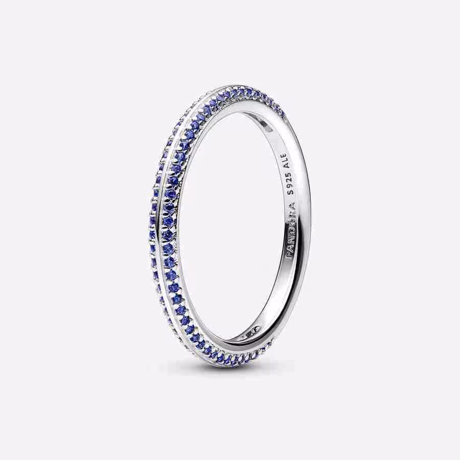 Anello Pietre Luminose Blu Pandora ME Anello Pietre Luminose Blu Pandora ME