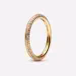 Anello Pietre Luminose -Placcato oro Anello Pietre Luminose Pandora ME-Placcato oro
