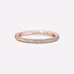 Anello Pietre Luminose Pandora ME-Placcato oro rosa