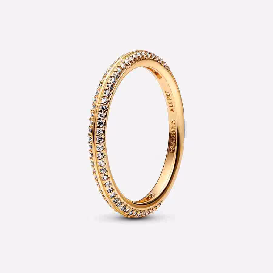 Anello Pietre Luminose Pandora ME-Placcato oro Anello Pietre Luminose Pandora ME Placcato oro