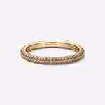 Anello Pietre Luminose Pandora ME-Placcato oro