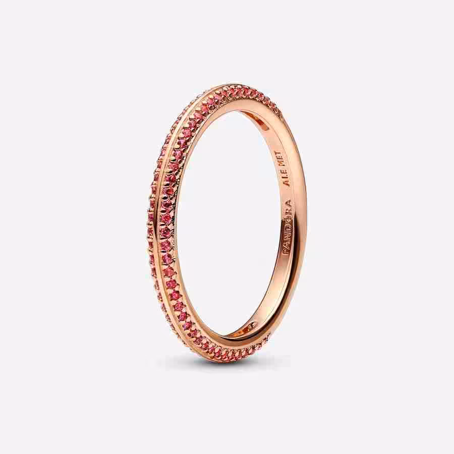 Anello Pietre Luminose Rosse Pandora ME Anello Pietre Luminose Rosse Pandora ME