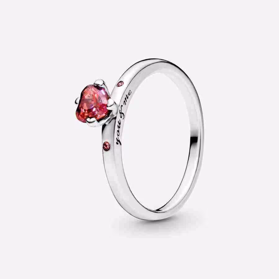 Anello Solitario Rosso Anello Solitario Rosso
