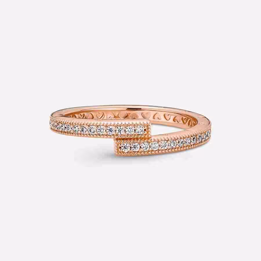 Anello Spirale Luminosa-Placcato oro rosa_4