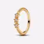 Anello Stelle Celesti-Placcato oro Anello Stelle Celesti-Placcato oro