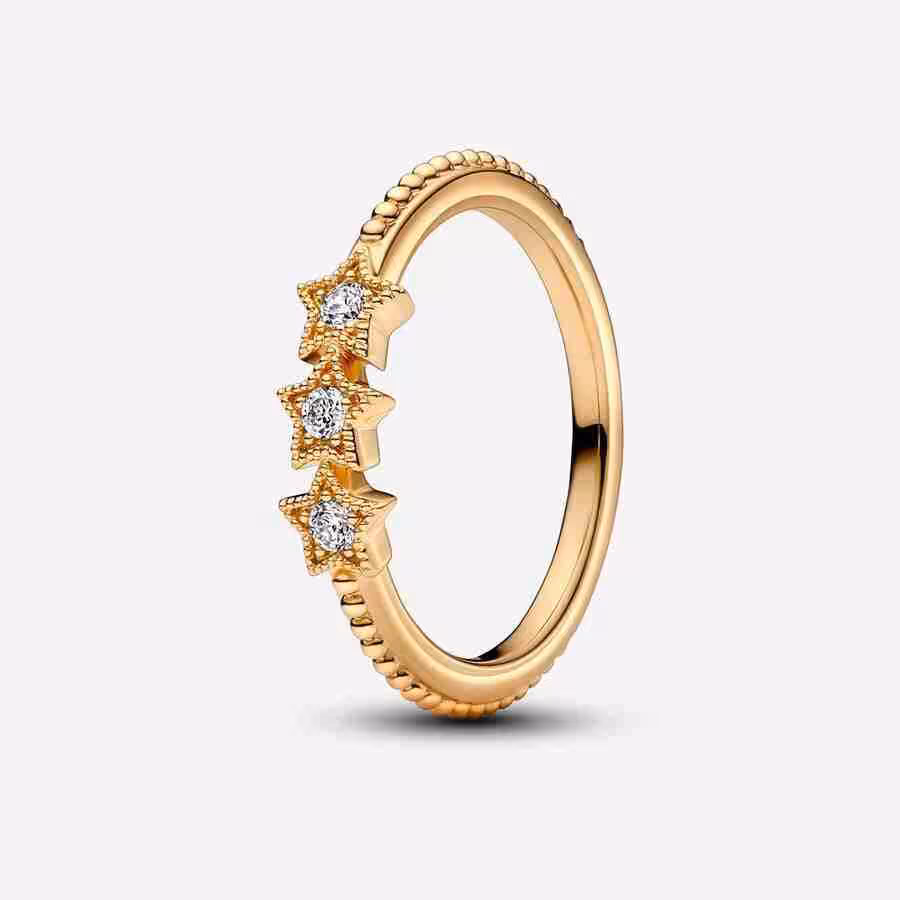 Anello Stelle Celesti-Placcato oro Anello Stelle Celesti Placcato oro