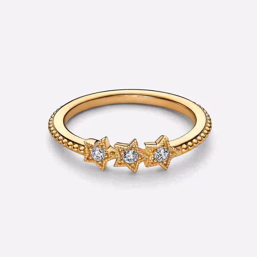 Anello Stelle Celesti-Placcato oro_2