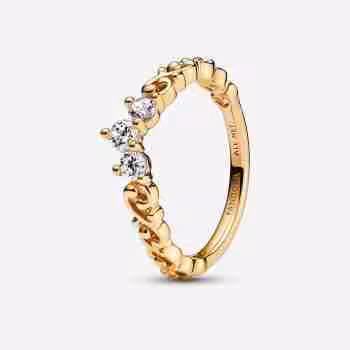 Anello Tiara Orientale-Placcato oro