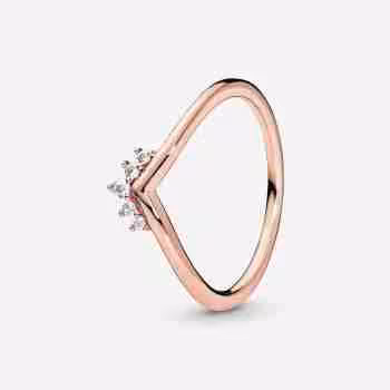 Anello Tiara del Desiderio-Placcato oro rosa