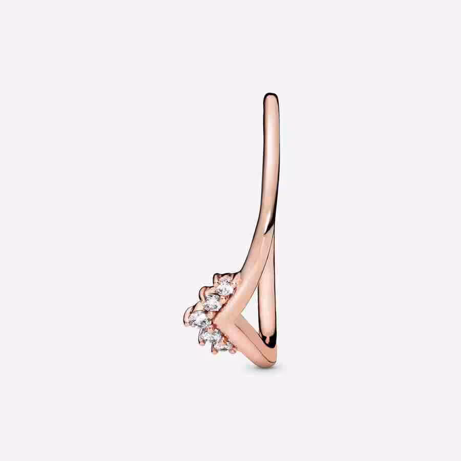 Anello Tiara del Desiderio-Placcato oro rosa_2
