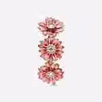 Anello Tris di Margherite Rosa
