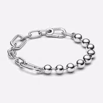 Bracciale Maglia Link e Sfere