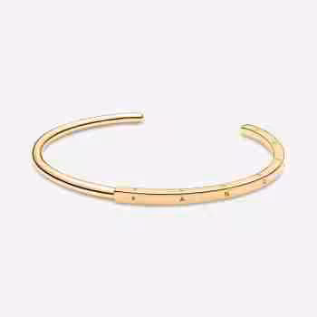 Bracciale Rigido Signature-Placcato oro