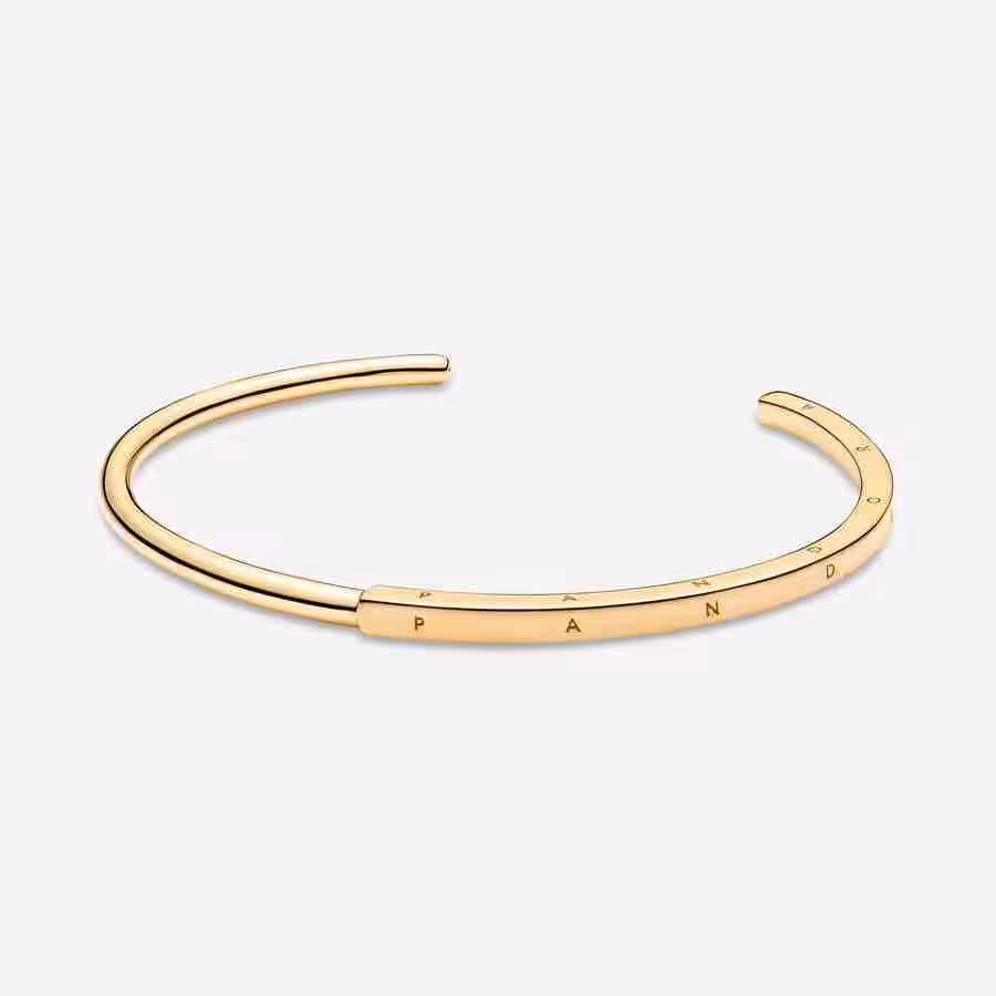 Bracciale Rigido Signature-Placcato oro Bracciale Rigido Signature Placcato oro