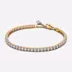Bracciale Tennis-Placcato oro Bracciale Tennis-Placcato oro