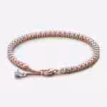 Bracciale Tennis-Placcato oro rosa