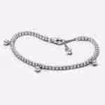 Bracciale Tennis con Gocce Luminose Bracciale Tennis con Gocce Luminose
