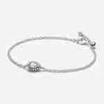 Bracciale a Catena con Punto Luce Goccia Bracciale a Catena con Punto Luce Goccia