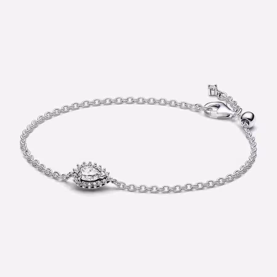 Bracciale a Catena con Punto Luce Goccia Bracciale a Catena con Punto Luce Goccia
