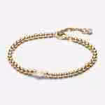 Bracciale con Perla d’Acqua Dolce Coltivata e Sfere-Placcato oro Bracciale con Perla d’Acqua Dolce Coltivata e Sfere-Placcato oro