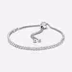 Bracciale tennis con chiusura regolabile Bracciale tennis con chiusura regolabile