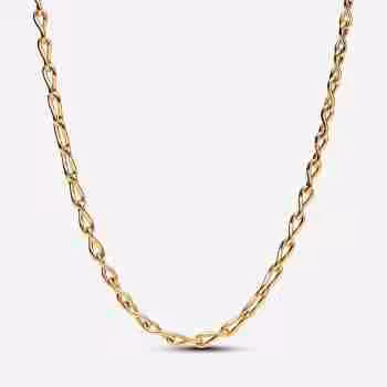 Collana Catena Infinito-Placcato oro