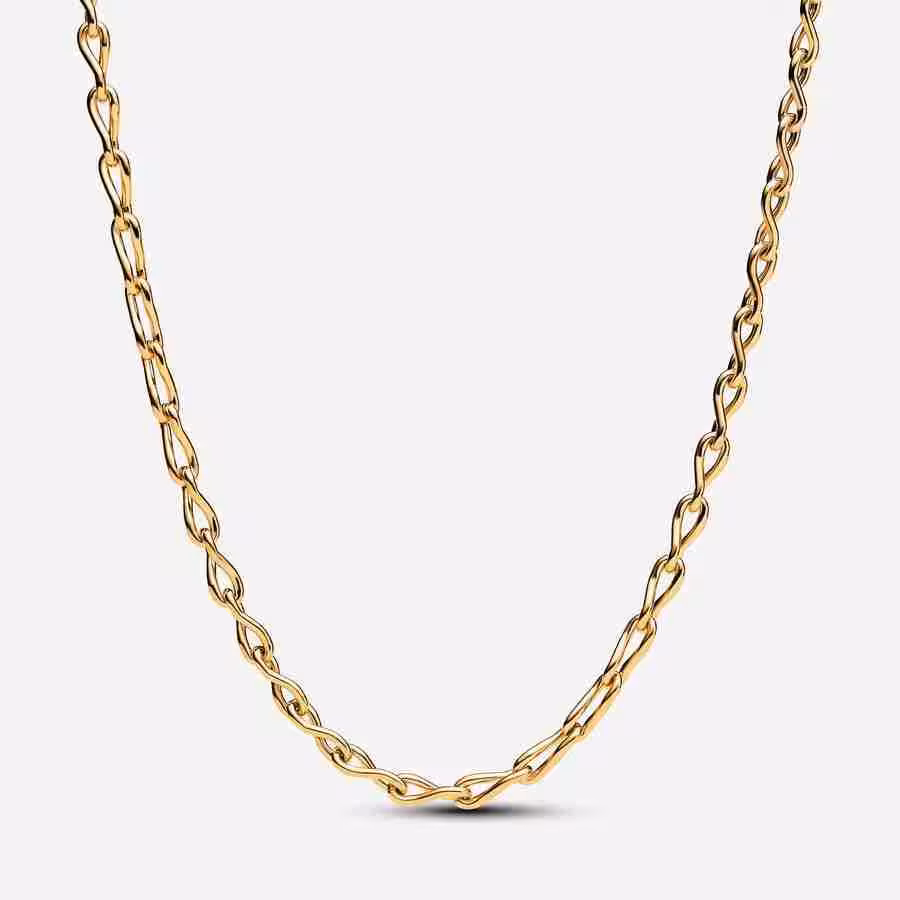 Collana Catena Infinito-Placcato oro Collana Catena Infinito Placcato oro