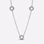 Collana Cerchi Pavè Collana Cerchi Pavè
