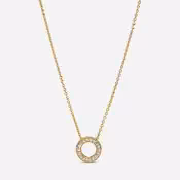 Collana Cerchio Piccolo-Placcato oro