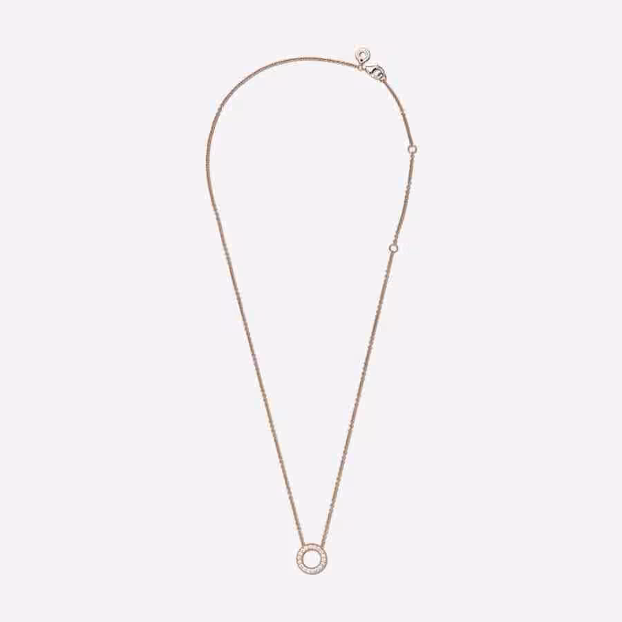 Collana Cerchio Piccolo-Placcato oro rosa_2