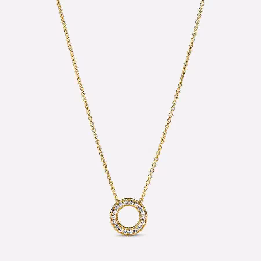 Collana Cerchio Piccolo-Placcato oro Collana Cerchio Piccolo Placcato oro