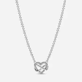 Collana Cuore Infinito Pietre Luminose