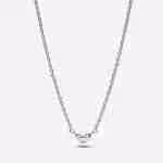 Collana Cuore con Tre Pietre