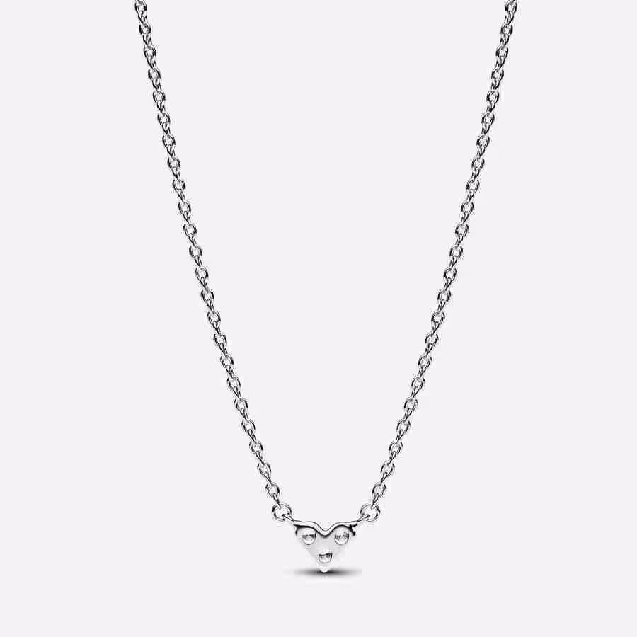 Collana Cuore con Tre Pietre_1