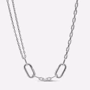 Collana Doppia Maglia Link